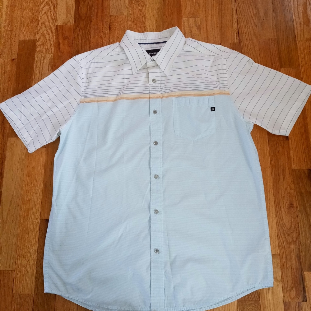Marmot Mens Short Sleeve Button Down Shirt